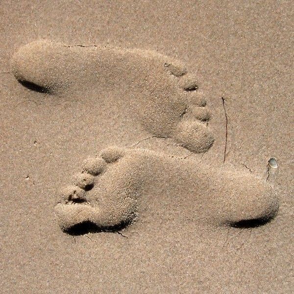 Pieds dans le sable...