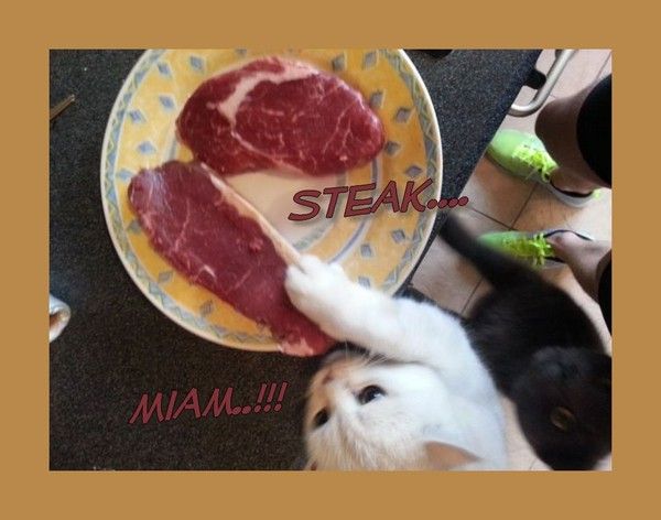 Steak...ce soir...