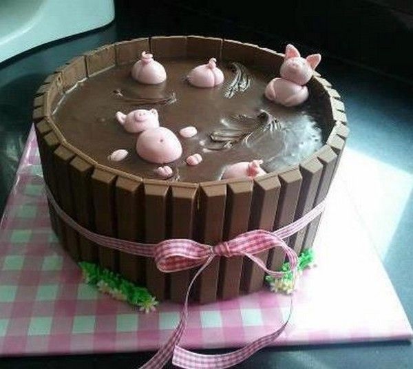 gateaux cochon..hi.hi...