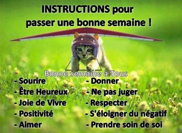 bonne semaine