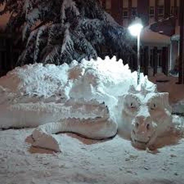 dragon...de neige