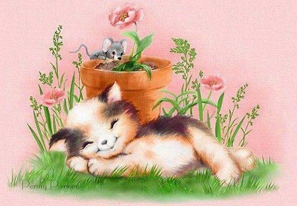 un jardin...