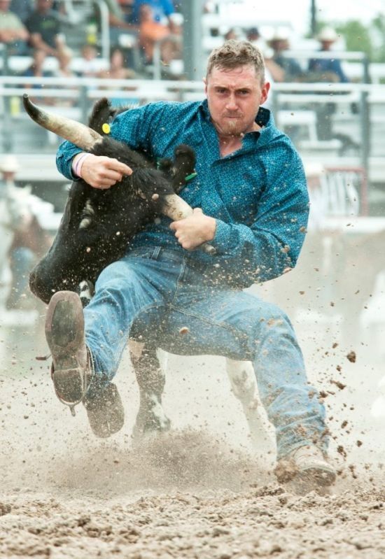 La force du cowboy....