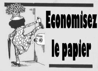 économie de papier