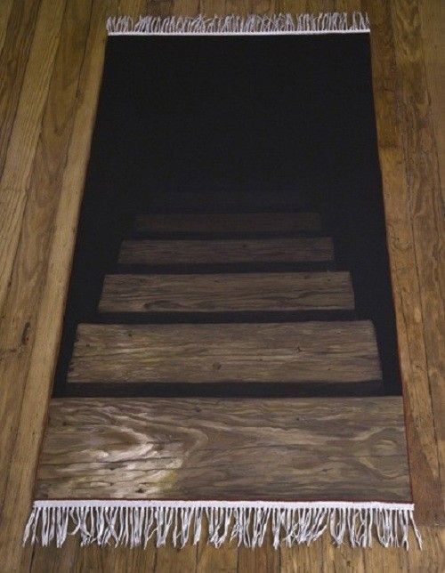 Un tapis qui donne le vertige....