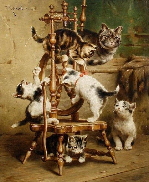 Peinture de chats