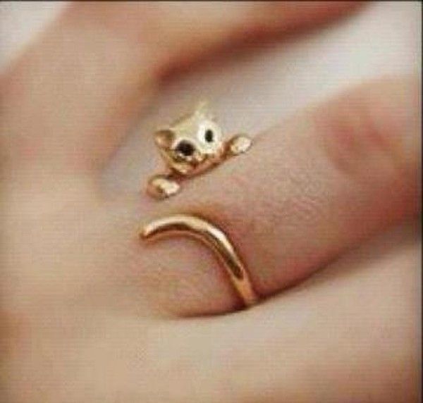 Une joli bague de chat
