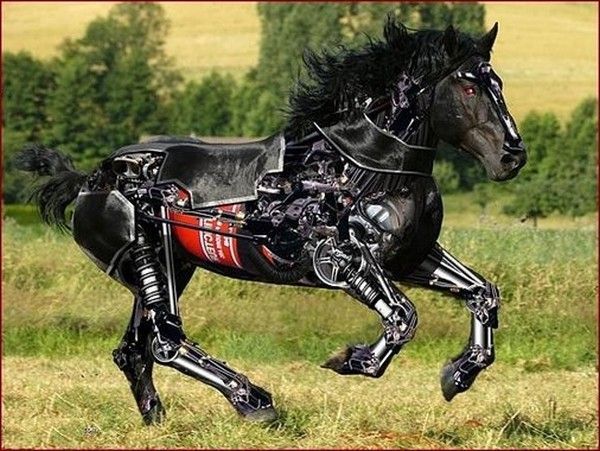 cheval robotisé....