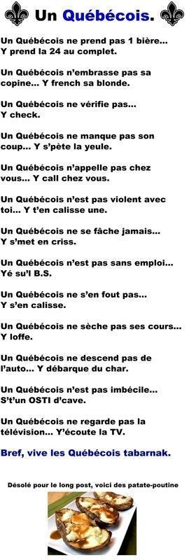 langage Québecois