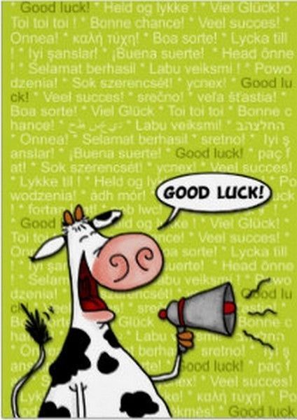 good luck