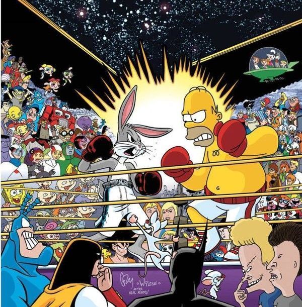 Batailles de cartoons...