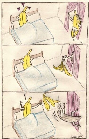 Pelure de banane...