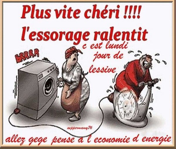 Ménage du lundi.....