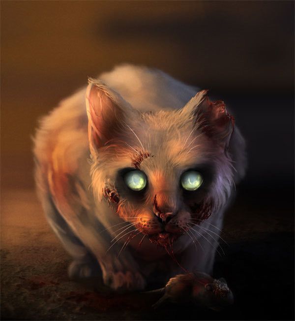 cat zombie