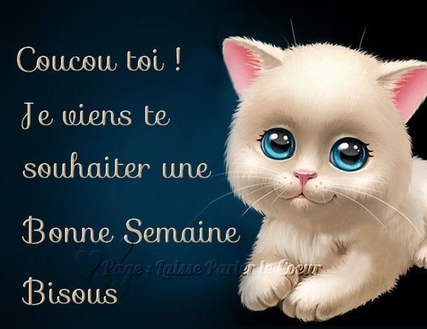 bonne semaine