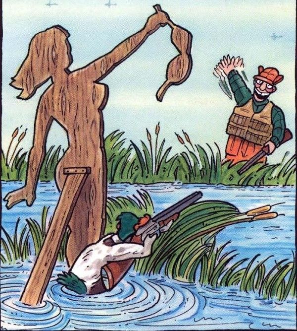 Humour de chasse de BD