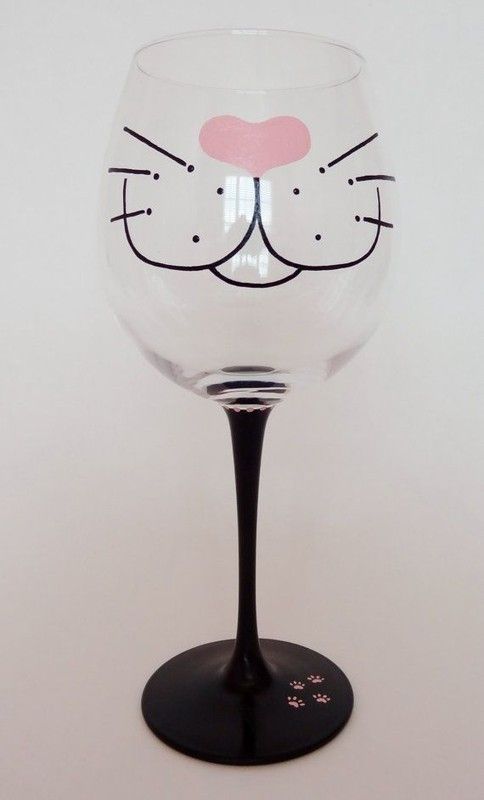 chat un verre