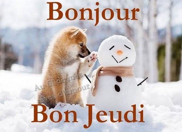 bon jeudi