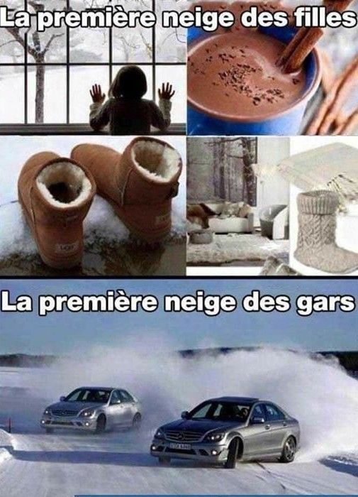 la neige arrive