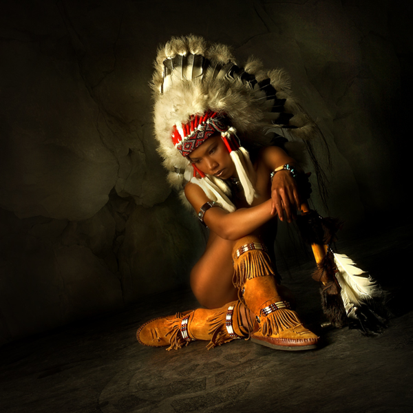 Une bel indienne...