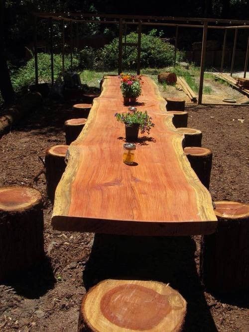 table de bois