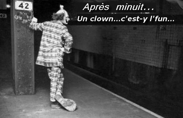 effet de clown..hi.hi..