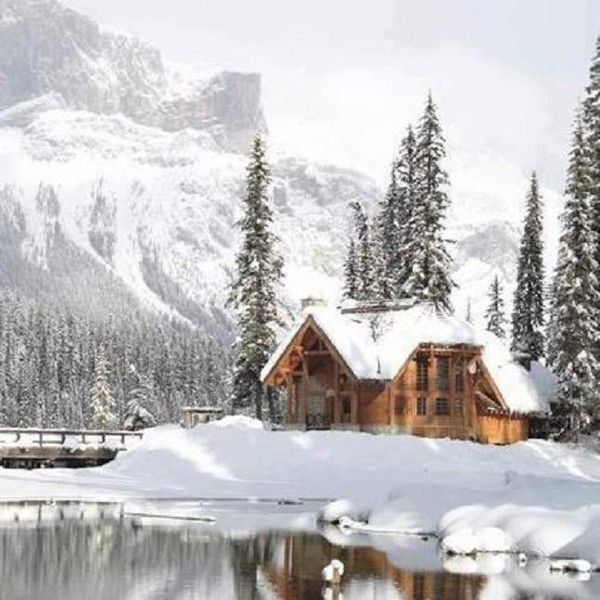 un joli...chalet hiver