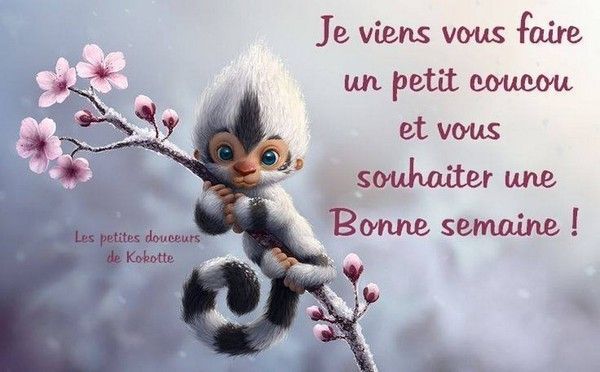 bonne semaine